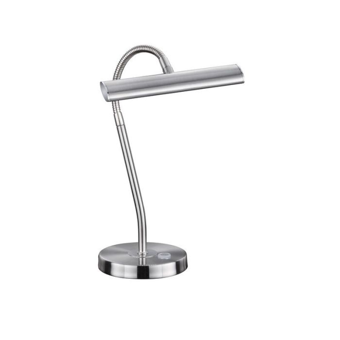 Nikkelen tafellamp modern, Eliza, 4W, 3000K LED, met schakelaar