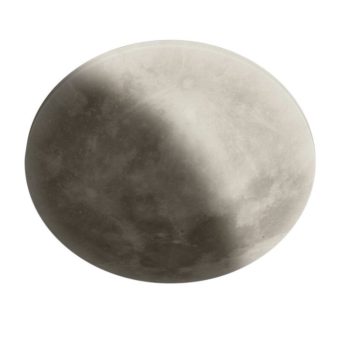 Witte plafonnière modern, Fly, 22W, 3000K LED, met afstandsbediening