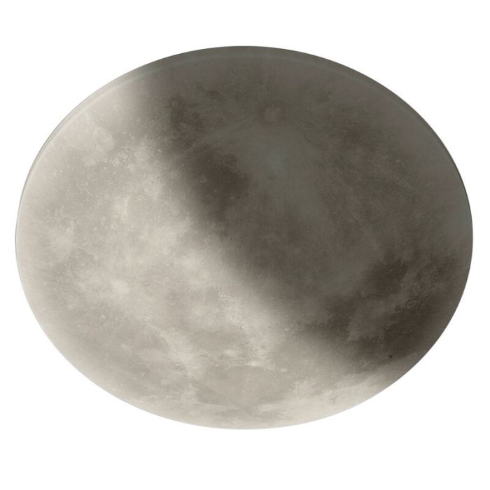 Witte plafonnière modern, Fly, 22W, 3000K LED, met afstandsbediening