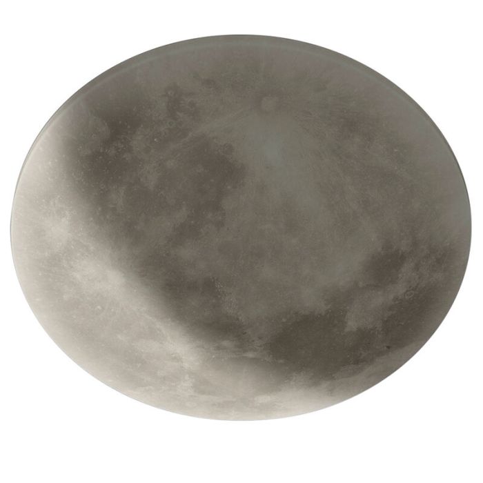 Witte plafonnière modern, Fly, 22W, 3000K LED, met afstandsbediening
