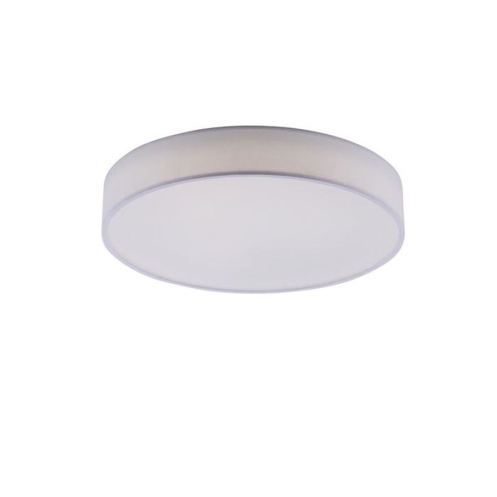 Witte plafonnière modern, Gording, 36W, RGBW LED, met afstandsbediening