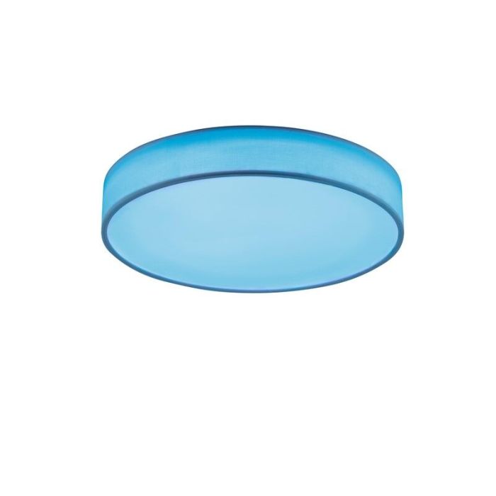 Witte plafonnière modern, Gording, 36W, RGBW LED, met afstandsbediening