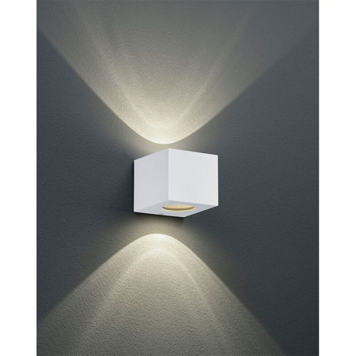 Witte buitenlamp design, Sandby, 2W, 3000K LED, IP44