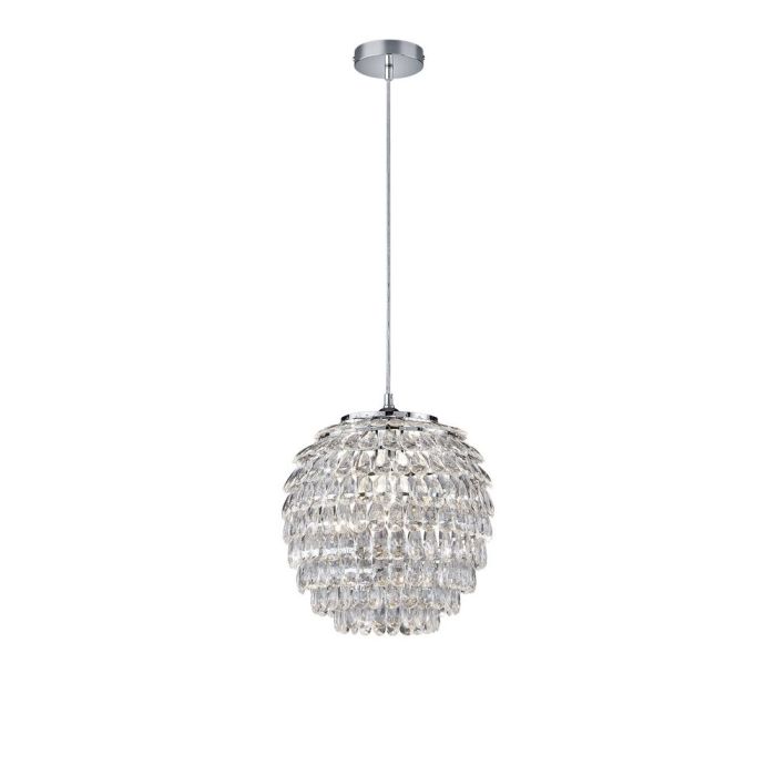 Chromen hanglamp retro, Ilse
