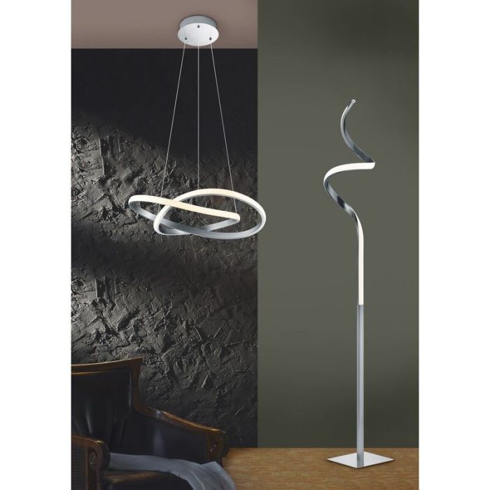 Nikkelen hanglamp modern, Aby, 27W, 3000K LED