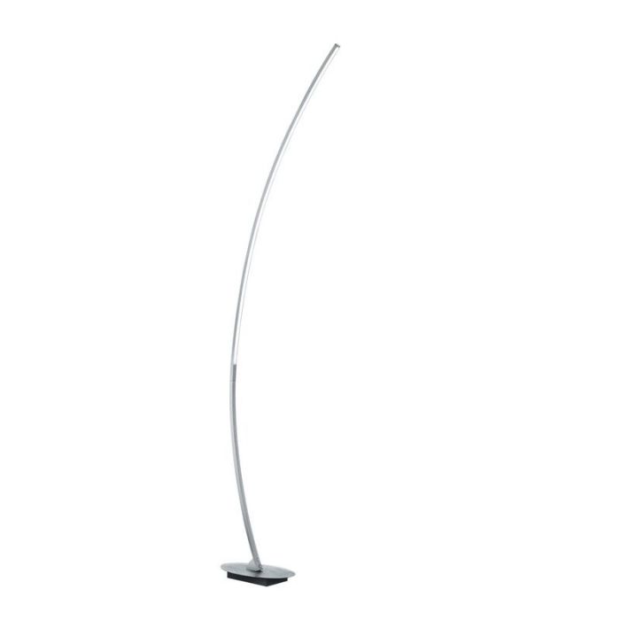 Zwarte vloerlamp design, Vessla, 11W, 3000K LED, met schakelaar