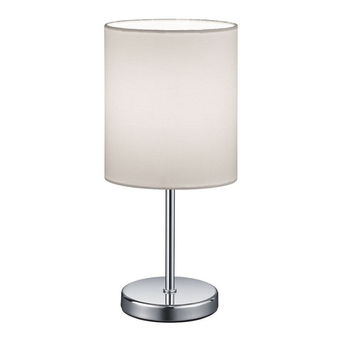 Moderne tafellamp Zoe, Chroom
