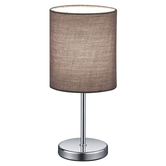 Moderne tafellamp Zoe, Chroom