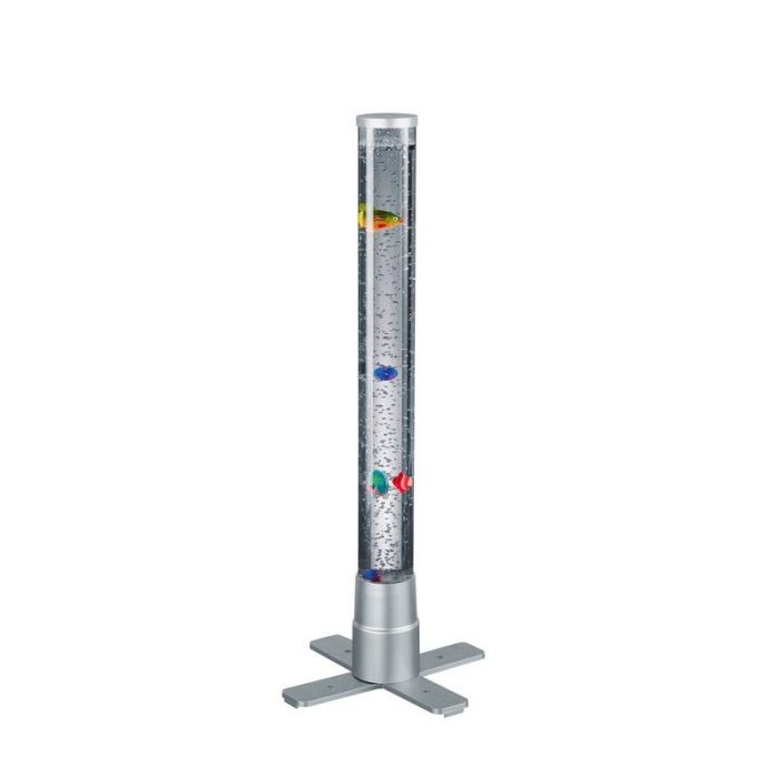 Zilveren kinderkamer tafellamp, Nautica, 2,4W, 3000K LED, met schakelaar