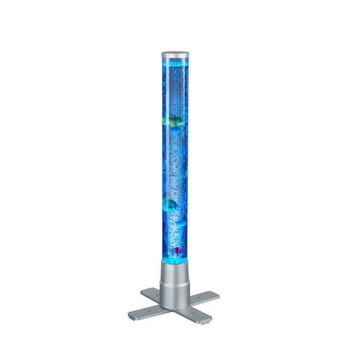 Zilveren kinderkamer tafellamp, Nautica, 2,4W, 3000K LED, met schakelaar