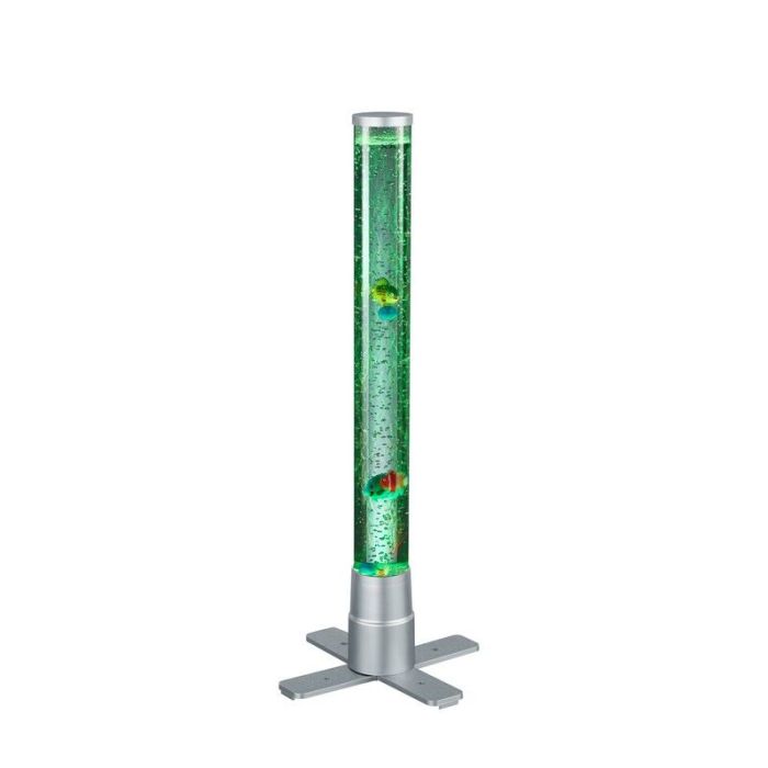 Zilveren kinderkamer tafellamp, Nautica, 2,4W, 3000K LED, met schakelaar