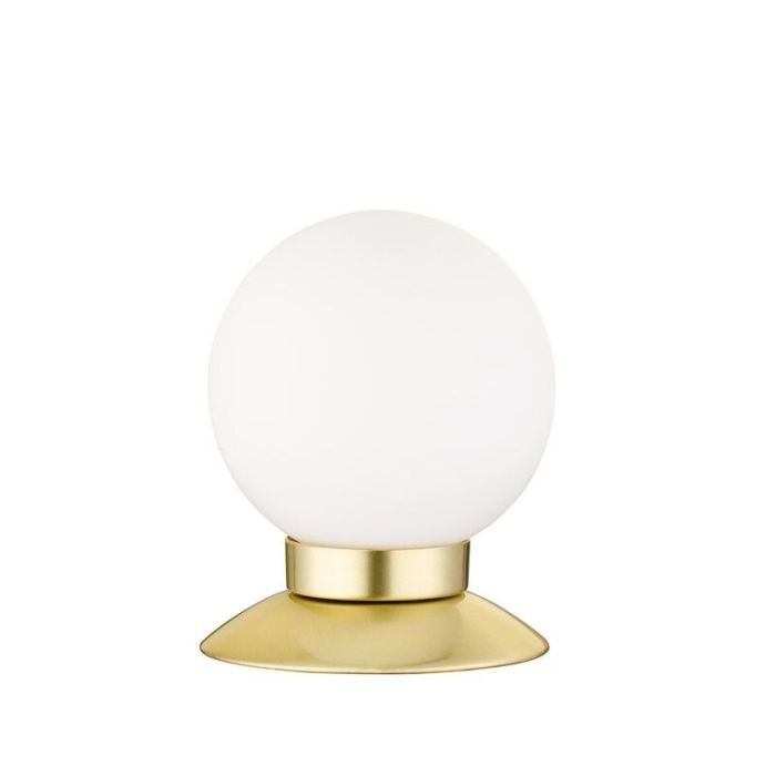 Messing tafellamp modern, Nolan, 3W, 3000K LED, met schakelaar