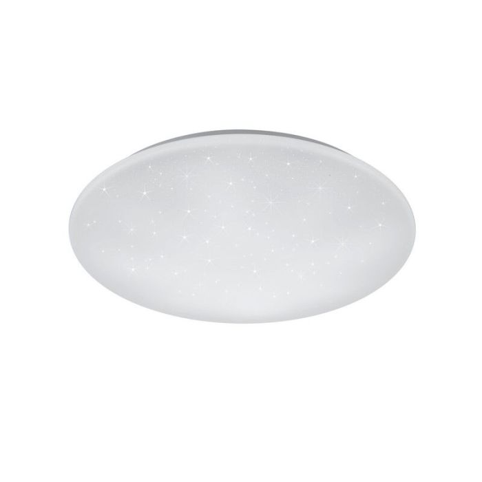 Witte plafonnière modern, Gilleleje, 27W, warm tot koud wit verstelbare LED, met afstandsbediening