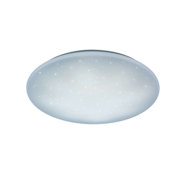 Witte plafonnière modern, Gilleleje, 27W, warm tot koud wit verstelbare LED, met afstandsbediening