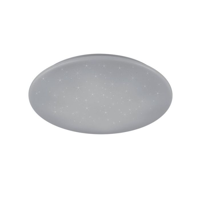 Witte plafonnière modern, Gilleleje, 27W, warm tot koud wit verstelbare LED, met afstandsbediening