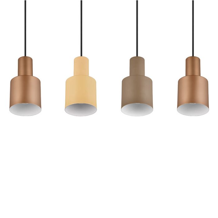 Taupe hanglamp modern, Amila