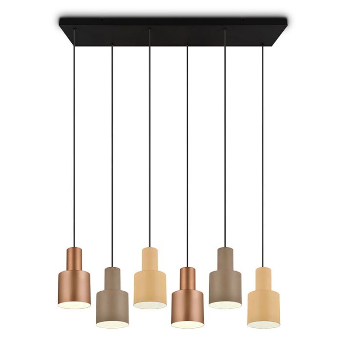 Taupe hanglamp modern, Amila