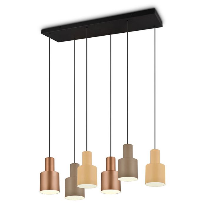 Taupe hanglamp modern, Amila
