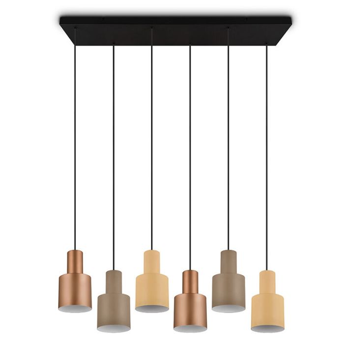 Taupe hanglamp modern, Amila