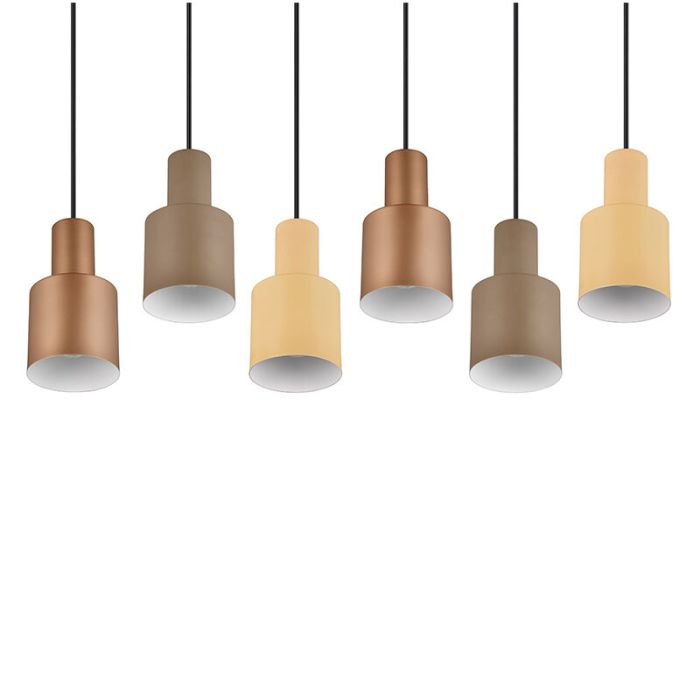 Taupe hanglamp modern, Amila