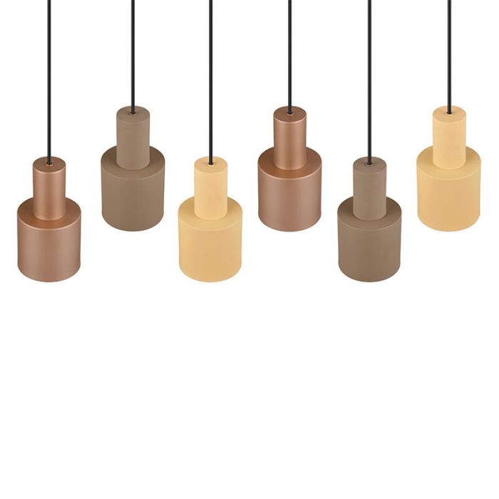 Taupe hanglamp modern, Amila