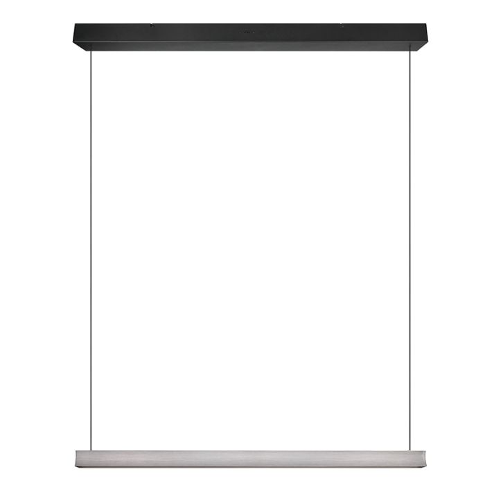 Nikkelen hanglamp modern, Wishal, 29W, white switch LED, 3-staps dimbaar