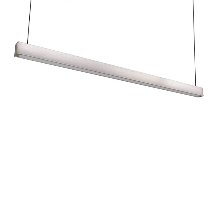 Nikkelen hanglamp modern, Wishal, 29W, white switch LED, 3-staps dimbaar