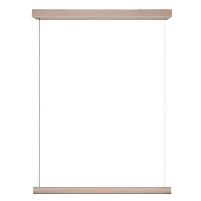 Beige hanglamp modern, Wishal, 29W, white switch LED, 3-staps dimbaar