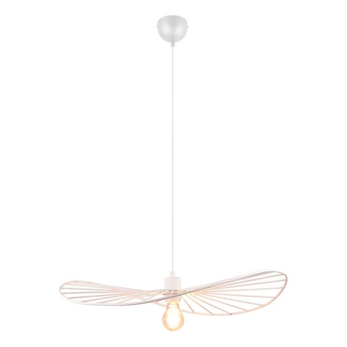 Witte hanglamp industrieel, Dejan