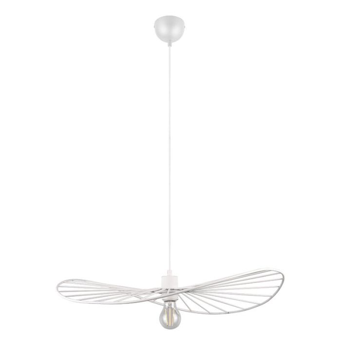 Witte hanglamp industrieel, Dejan