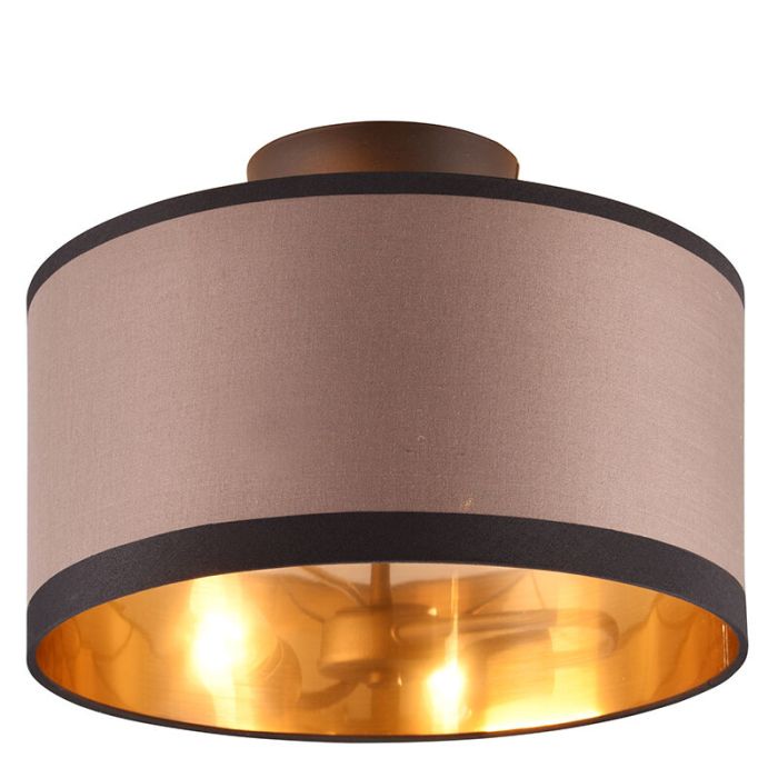 Taupe plafonnière modern, Denley