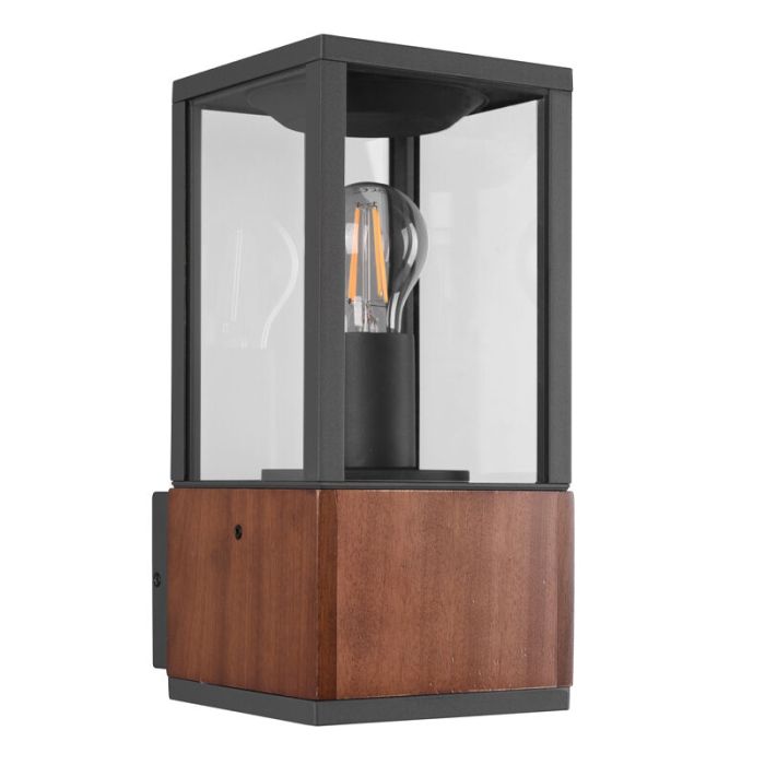 Moderne buiten wandlamp Sanna, bruin