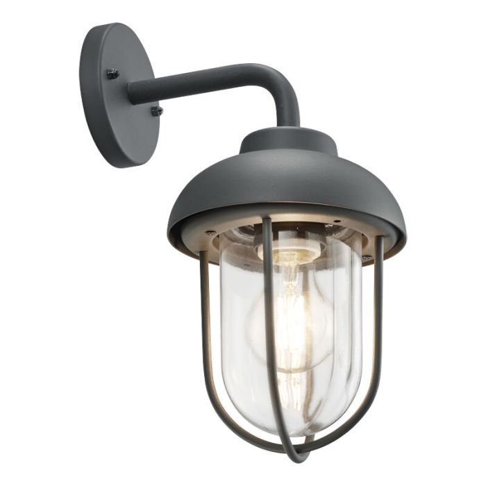 Industriële buitenlamp Trevor, antraciet