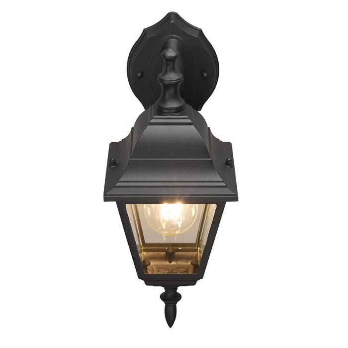 Zwarte buitenlamp klassiek, Lavina, IP44