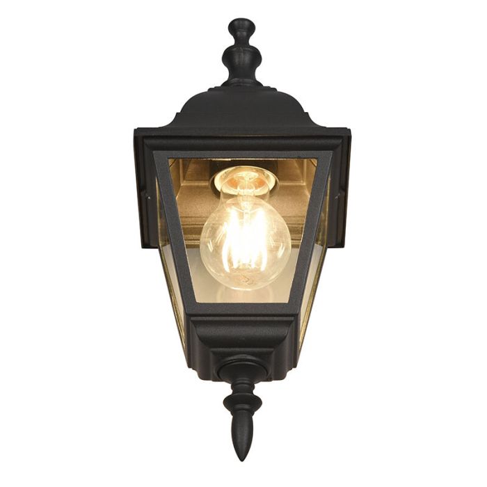 Zwarte buitenlamp klassiek, Lavina, IP44