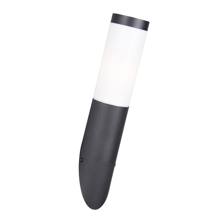 Zwarte buitenlamp modern, Rieuwert, IP44