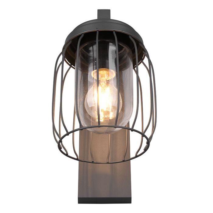 Moderne buitenlamp Emanuela, antraciet, aluminium, IP44