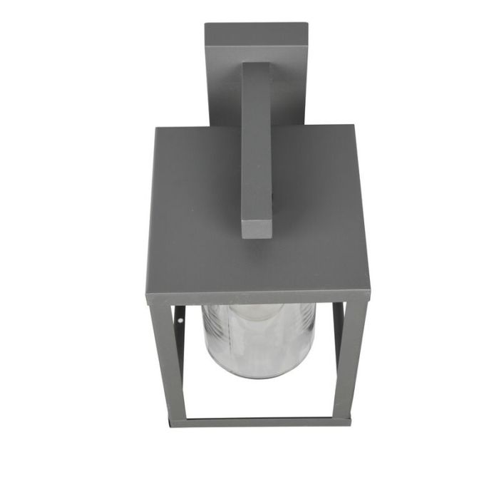 Antraciete buitenlamp met bewegingssensor Reini, aluminium, modern, IP44