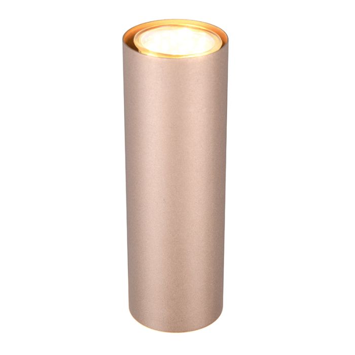 Bruine up down wandlamp modern, Kaso
