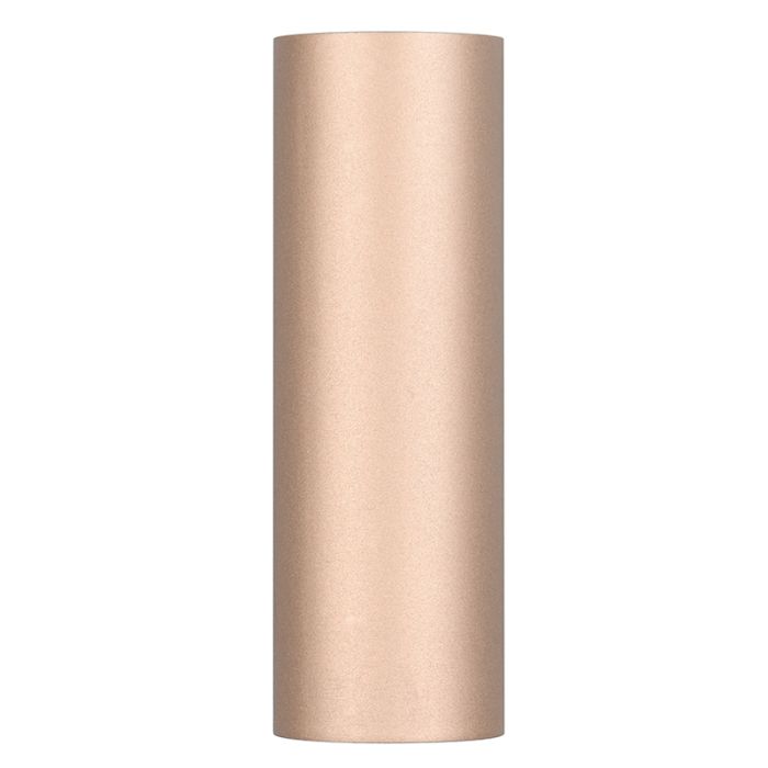 Bruine up down wandlamp modern, Kaso