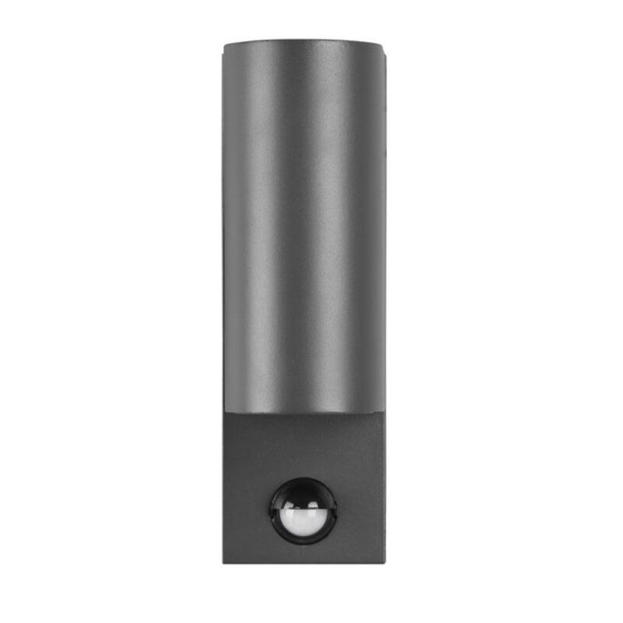 Antraciete buitenlamp met bewegingssensor Laurien, aluminium, modern, IP44