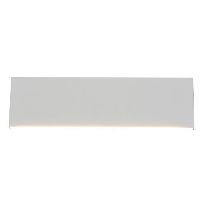 Witte up down wandlamp Coscon, metaal, modern, 6 watt