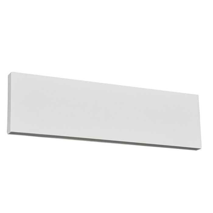 Witte up down wandlamp Coscon, metaal, modern, 6 watt
