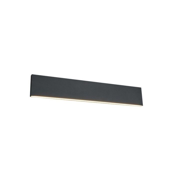 Antraciete up down wandlamp Coscon, metaal, modern, 9 watt