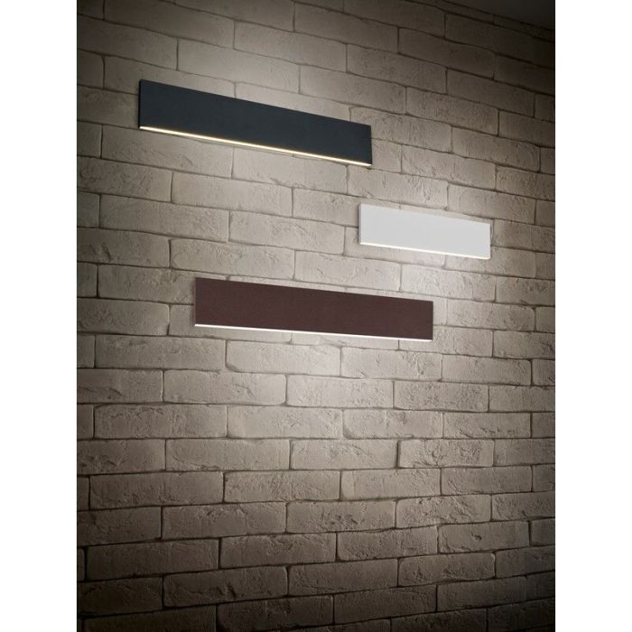 Antraciete up down wandlamp Coscon, metaal, modern, 9 watt