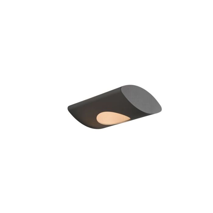 Moderne buiten tafellamp Suleika, Antraciet, Incl. warm wit LED