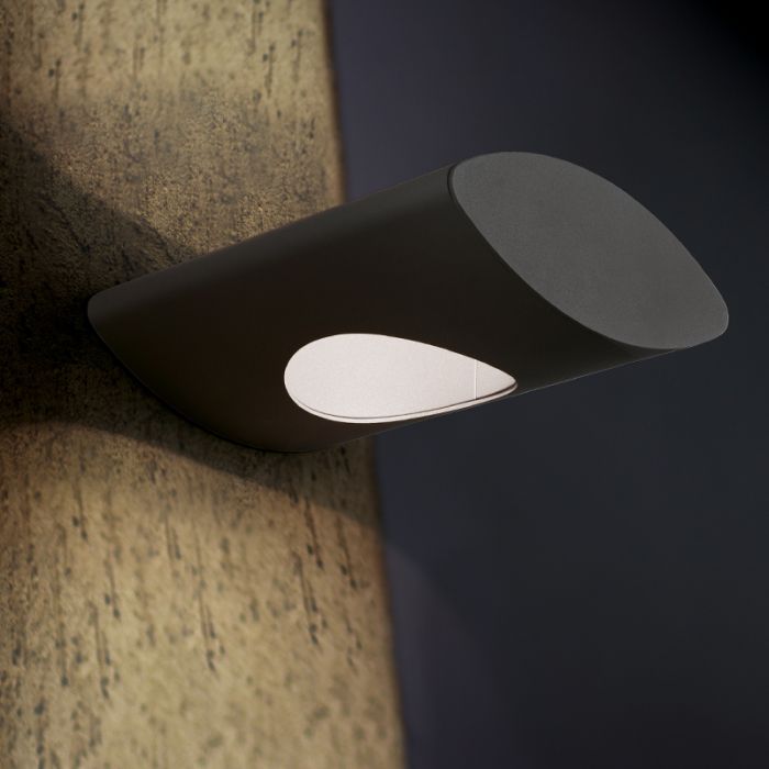 Moderne buiten tafellamp Suleika, Antraciet, Incl. warm wit LED