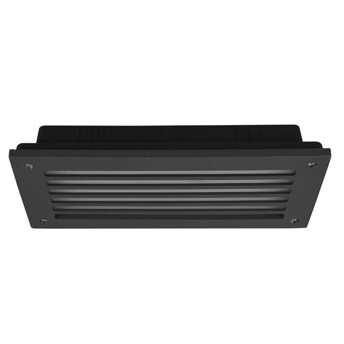 Moderne buitenlamp Teoman, antraciet, warm wit LED licht
