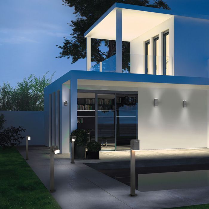 Antraciete buitenlamp Liron, aluminium, modern, 7w, 3000K LED