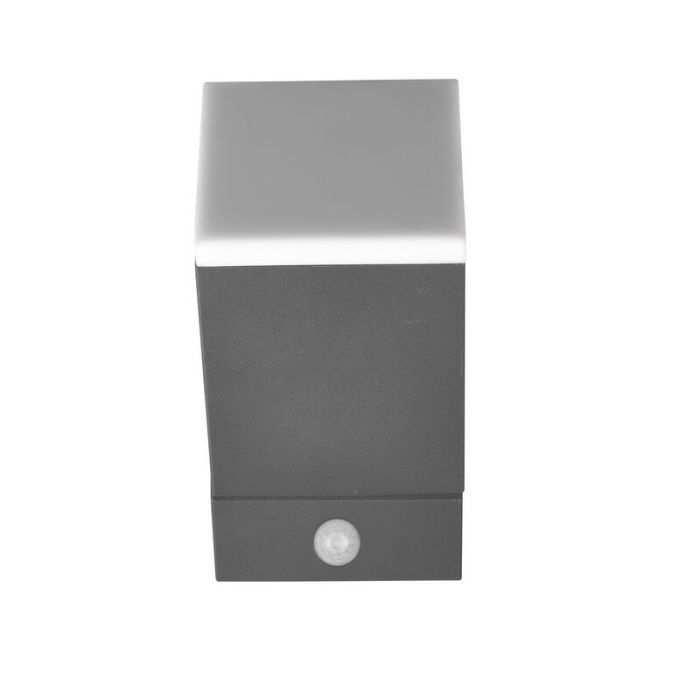 Antraciete buitenlamp met bewegingssensor Liron, aluminium, modern, 7w, 3000K LED